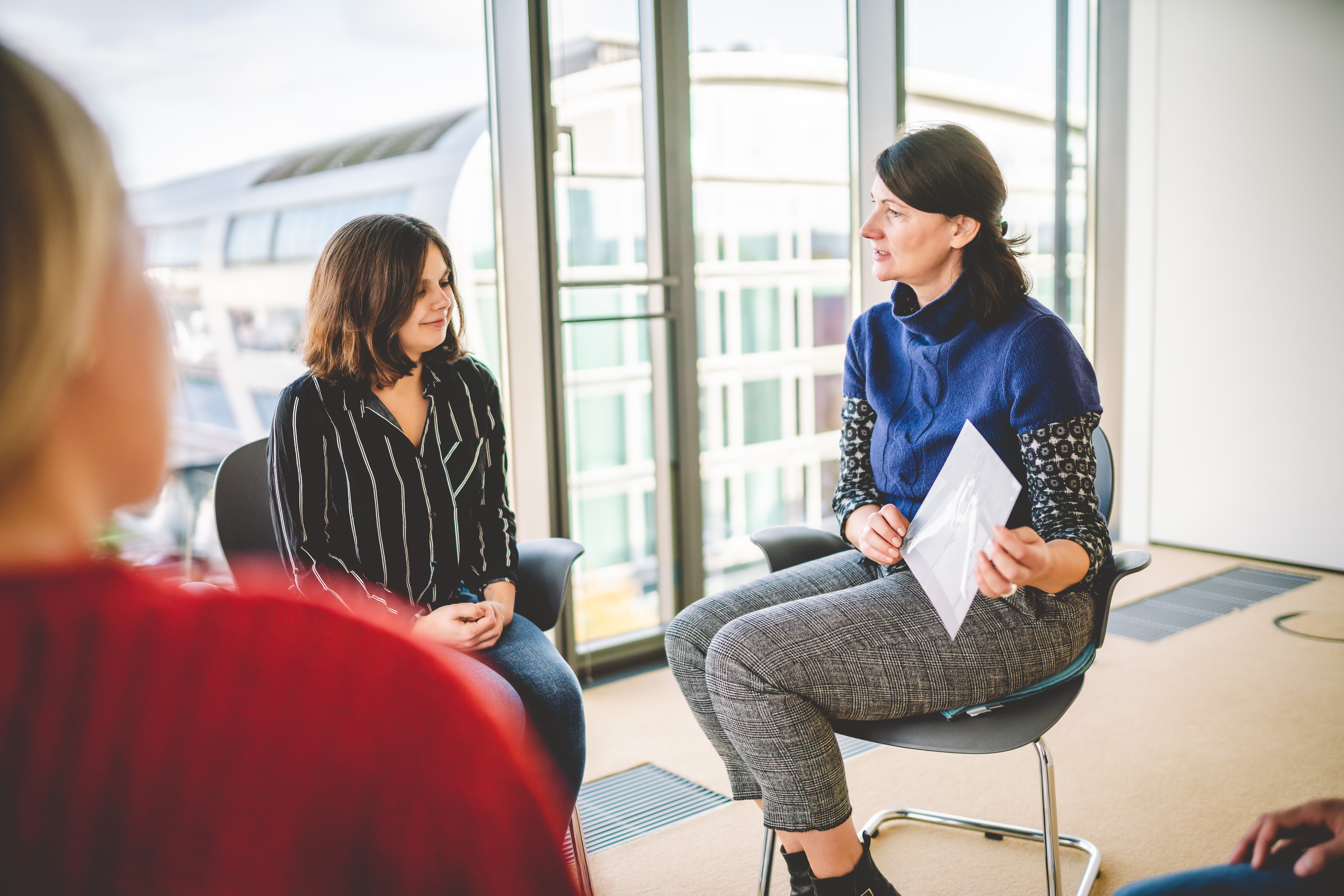 Gruppentherapie mit Therapeutin Bettina Post