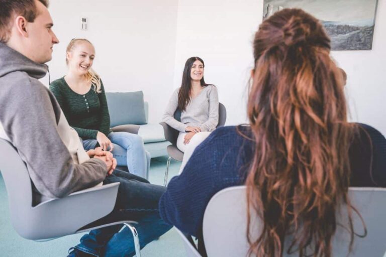 Gruppentherapie von Jugendlichen